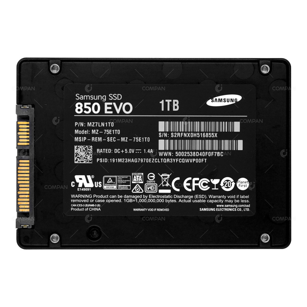 MZ7LN1T0 SAMSUNG 850 EVO 1TB 6G SATA III 2.5'' SSF SSD -
